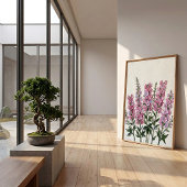 Impression sur toile d'art mural abstrait de dauph