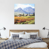 Impression sur toile d'art mural de ferme de vigno (Insitu(Chambre))