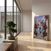 Impression sur toile d'art mural de luxe des îles