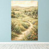 Impression sur toile d'art mural de paysage agrico (Insitu (Plancher de Bois))