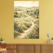 Impression sur toile d'art mural de paysage agrico (Insitu(Salon))