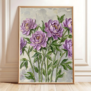 Impression sur toile d'art mural en impasto de piv