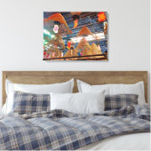 impression sur toile de bobines d'encens de temple (Insitu(Chambre))