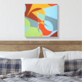 Impression sur toile de botte de cowboy orange abs (Insitu(Chambre))