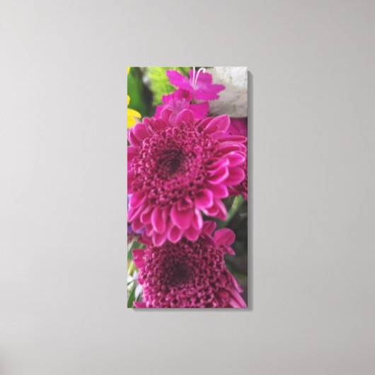 Impression sur toile de bouquet floral (Recto)