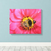Impression sur toile de bourdon (Insitu (Plancher de Bois))