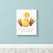 Impression sur toile de canard drôle (Insitu (Plancher de Bois))