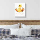 Impression sur toile de canard drôle (Insitu(Chambre))