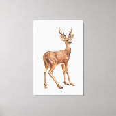 Impression sur toile de cerf (Recto)