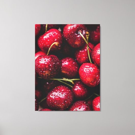 Impression sur toile de cerise (Recto)