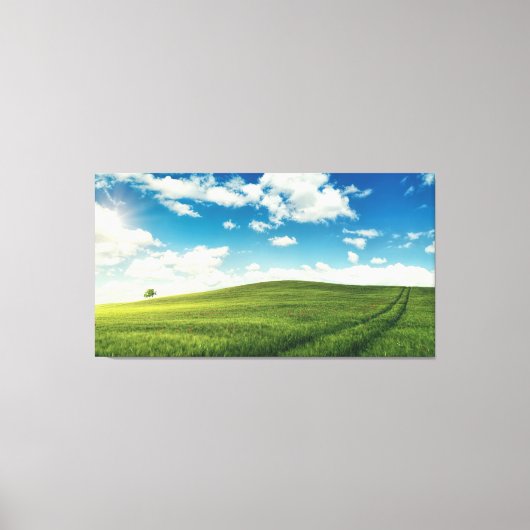 Impression sur toile de champ (Recto)