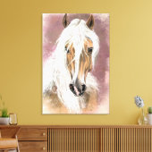 Impression sur toile de cheval Palomino (Insitu(Salon))