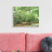 Impression sur toile de Clairière en forêt (Insitu(Salon))