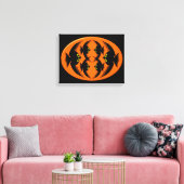Impression sur toile de Corbeaux d'Halloween (Insitu(Salon))