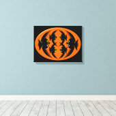 Impression sur toile de Corbeaux d'Halloween (Insitu (Plancher de Bois))