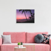 Impression sur toile de coucher de soleil tropical (Insitu(Salon))