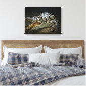 Impression sur toile de crocodile (Insitu(Chambre))