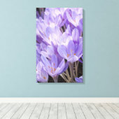 Impression sur toile de crocus enveloppé (Insitu (Plancher de Bois))