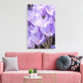 Impression sur toile de crocus enveloppé (Insitu(Salon))