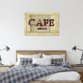 Impression sur toile de cuisine de café rustique - (Insitu(Chambre))
