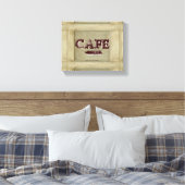 Impression sur toile de cuisine de café rustique - (Insitu(Chambre))