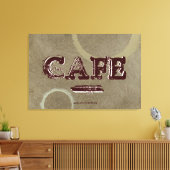 Impression sur toile de cuisine de café vintage -  (Insitu(Salon))