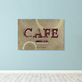 Impression sur toile de cuisine de café vintage -  (Insitu (Plancher de Bois))