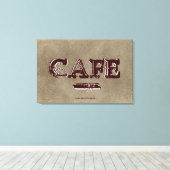 Impression sur toile de cuisine de café vintage - (Insitu (Plancher de Bois))