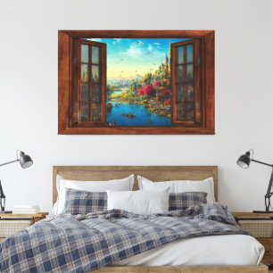 Impression sur toile de décor de chambre d'enfant