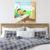 Impression sur toile de dessin animé drôle de enfa (Insitu(Chambre))