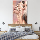 Impression sur toile de Femme Chat (Insitu(Chambre))