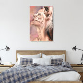 Impression sur toile de Femme Chat (Insitu(Chambre))