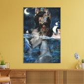 Impression sur toile de femme de l'île (Insitu(Salon))