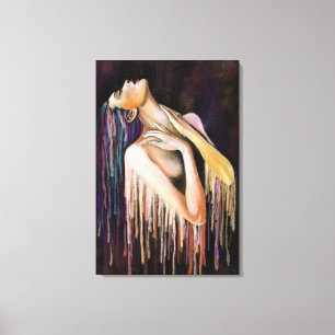 Impression sur toile de femme fondante - Art de pe