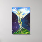 Impression sur toile de femme printanière (Recto)