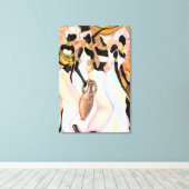 Impression sur toile de femmes africaines (Insitu (Plancher de Bois))