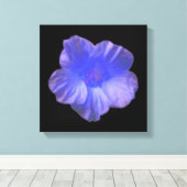 Impression sur toile de fleur de capucine bleue (Insitu (Plancher de Bois))