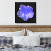 Impression sur toile de fleur de capucine bleue (Insitu(Chambre))