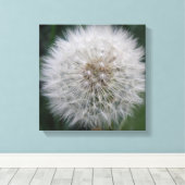 Impression sur toile de fleur de pissenlit en grai (Insitu (Plancher de Bois))