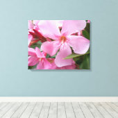 Impression sur toile de fleur d'oléandre rose | Fl (Insitu (Plancher de Bois))