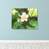 Impression sur toile de fleur sauvage rose | Mural (Insitu (Plancher de Bois))