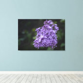Impression sur toile de fleurs de lilas violet en (Insitu (Plancher de Bois))