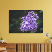 Impression sur toile de fleurs de lilas violet en (Insitu(Salon))