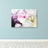 Impression sur toile de fleurs mixtes magnifiques (Insitu (Plancher de Bois))