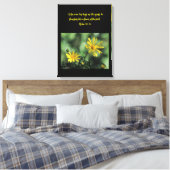 Impression sur toile de fleurs sauvages d'Aster ja (Insitu(Chambre))