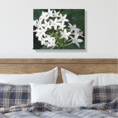 Impression sur toile de fleurs tropicales blanches (Insitu(Chambre))