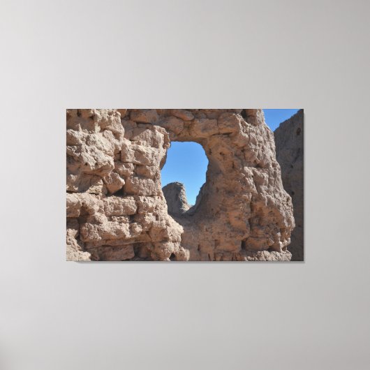 Impression sur toile de Fort en briques de boue (Recto)