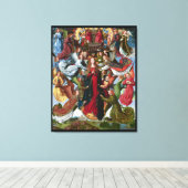 impression sur toile de galerie d'art. (Insitu (Plancher de Bois))