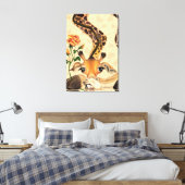 Impression sur toile de girafe drôle (Insitu(Chambre))