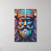Impression sur toile de guerrier Viking (Recto)